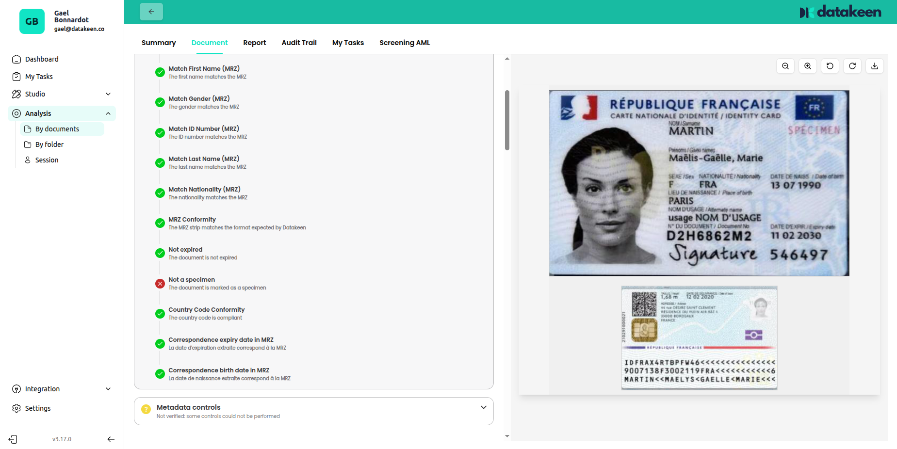 Document checks expanded