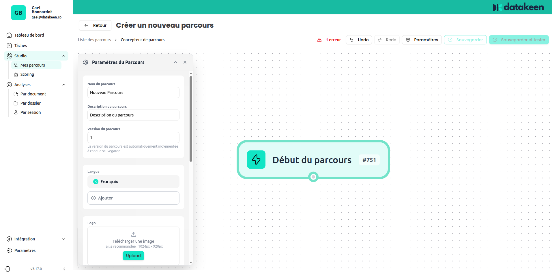 Journey general parameters